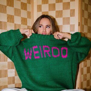 I’m A Weirdo Slouchy Knit - Dressed in LALA brand SOLD OUT ONLINE NWT 2XL/3XL